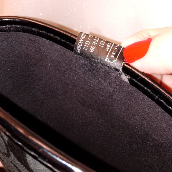 * COACH, Trist, Signature Black Grey Boots Rainboots Rubber Canvas Size 9 - Picture 8 of 13